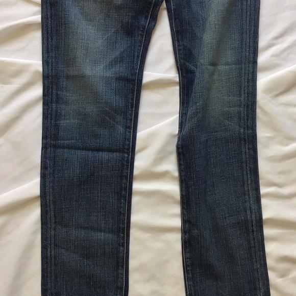 🔴𝗕𝗢𝗚𝗢🔴Current/Elliot The Fling Loved Blue Jeans Distressed - Picture 11 of 16